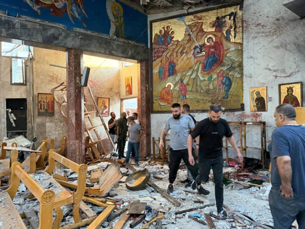теракт в церкви Святого Ильи