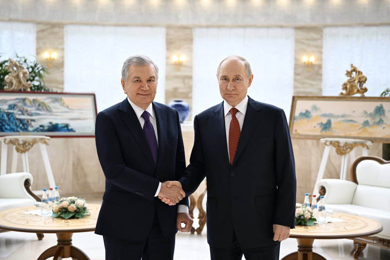 Mirziyoyev va Putin uchrashdi