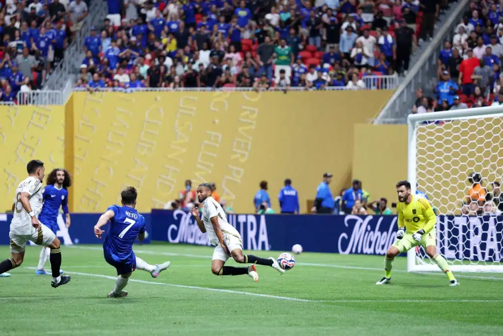 Chelsea vs LAFC 2-0 – goal celebration during FIFA Club World Cup 2025 match