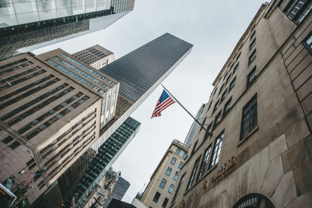 Wall Street в Нью-Йорке