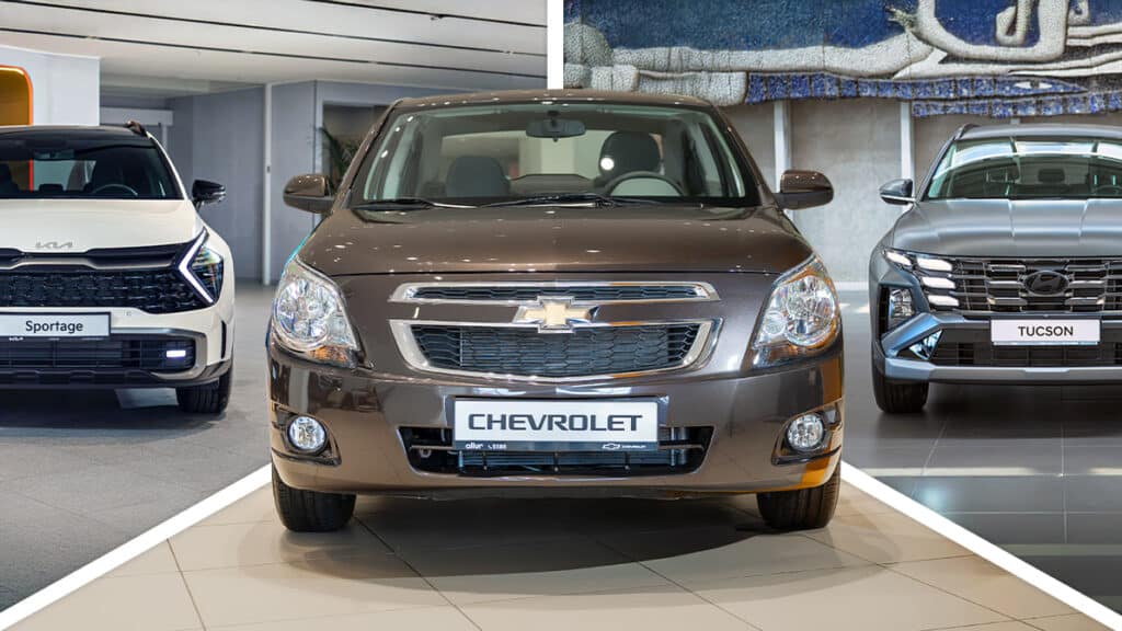 Chevrolet Cobalt qo‘shni respublikada ham yetakchilikni qo‘ldan bermayapti / Foto: Kolesa.kz