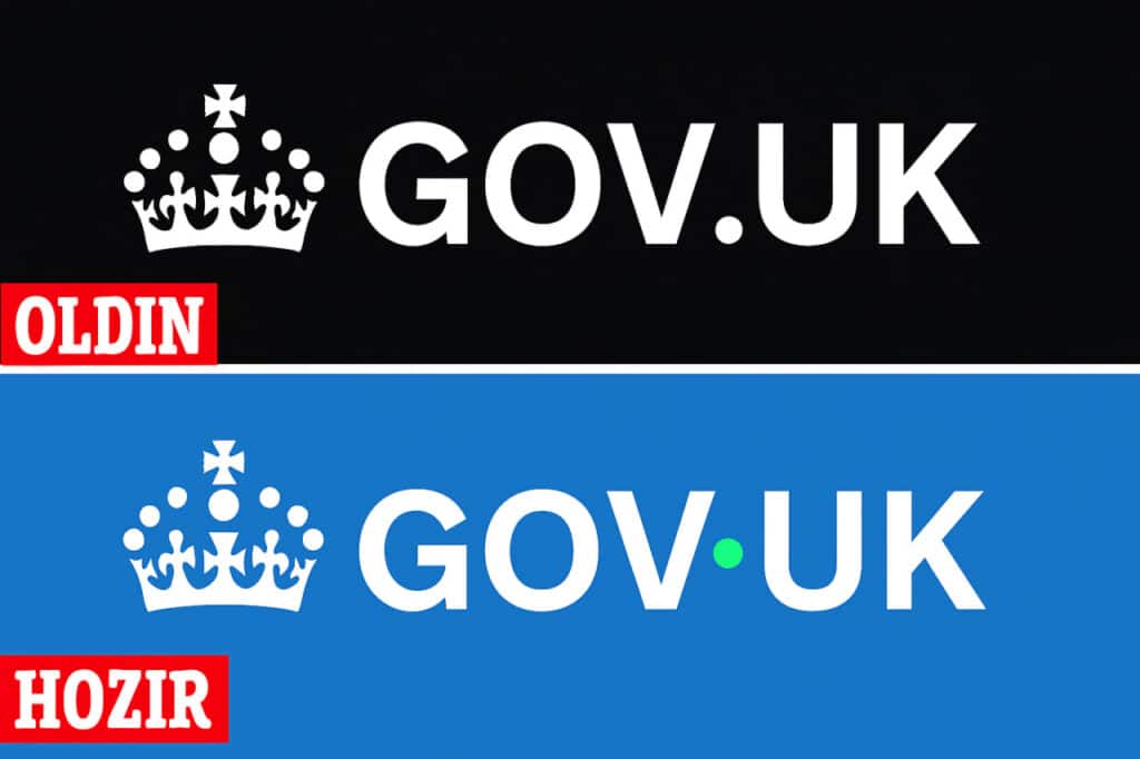 Britaniya hukumati sayt logotipini yangilashga $670 ming sarfladi / Foto: Daily Mail