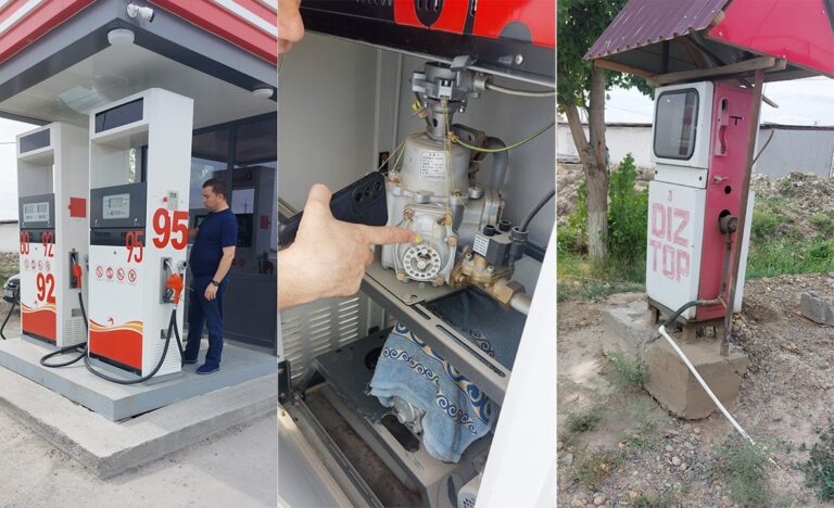 Surxondaryoda sifatsiz benzin sotgan «zapravka» jarimaga tortildi