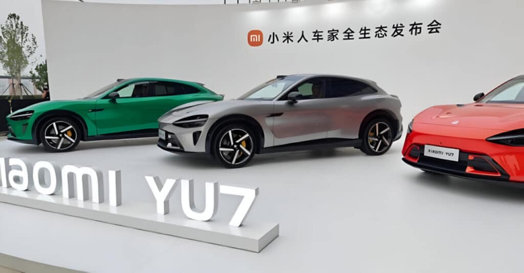 Xiaomi YU7 SUV 60 daqiqada 289 mingdan ortiq buyurtma oldi / Foto: CarNewsChina