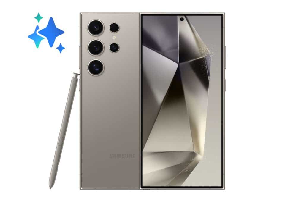 Samsung S24 Ultra цвета металлик