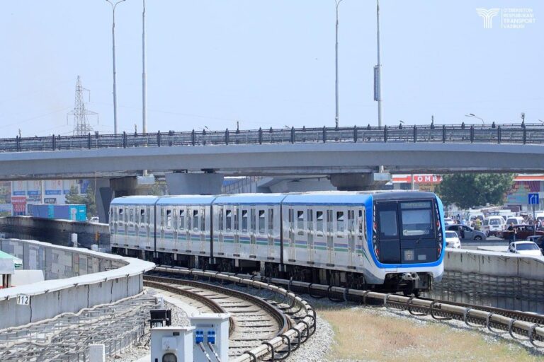Toshkentda yer usti halqa metro liniyasi to‘liq ishga tushirildi