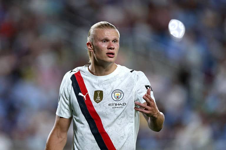 Erling Braut Haaland blond sweet guy from Man City