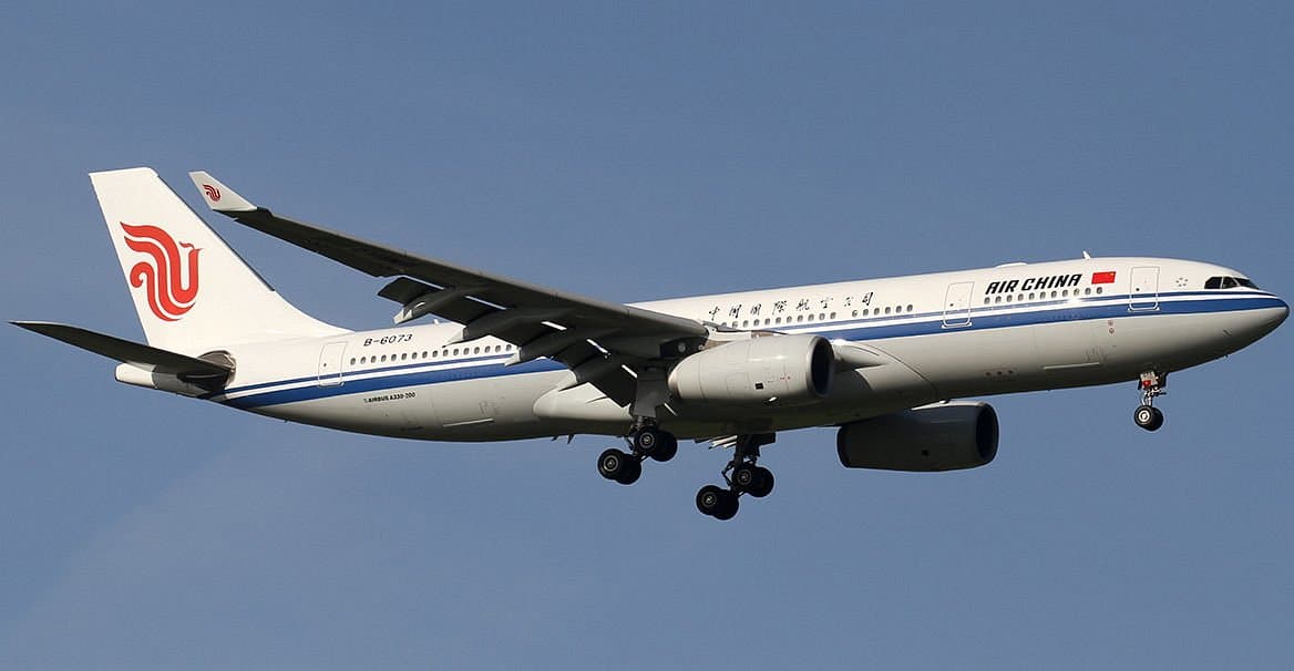 plane, aviation, Air China, flights