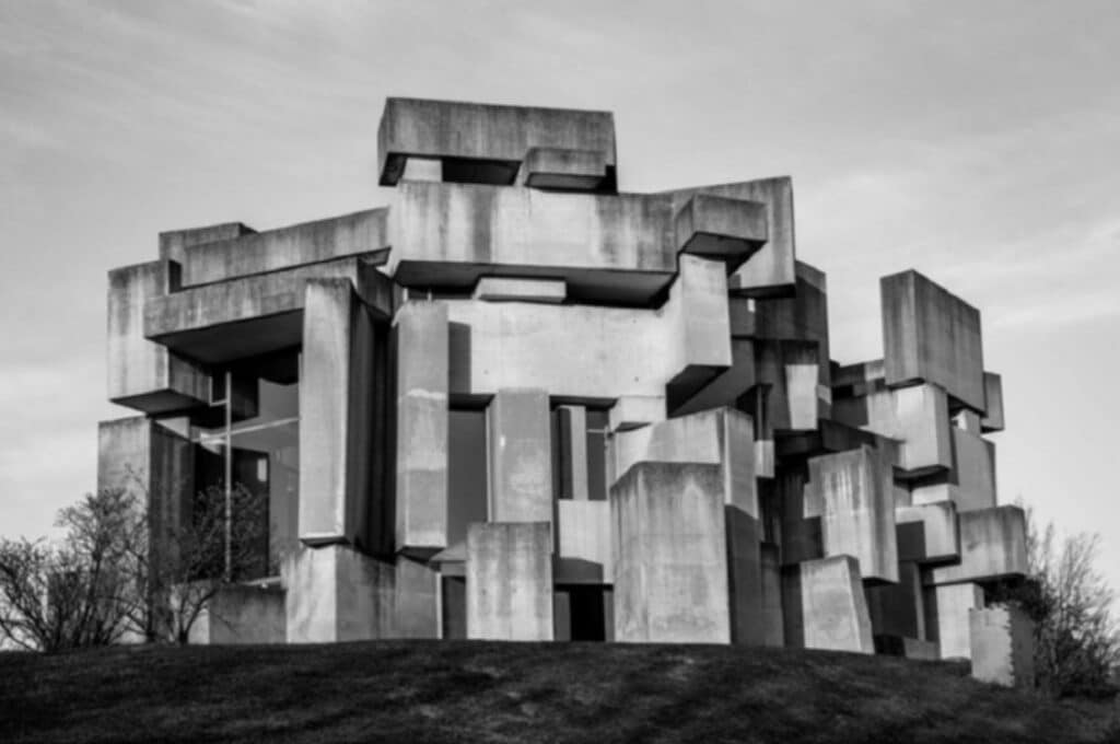 Wotruba Church monster house