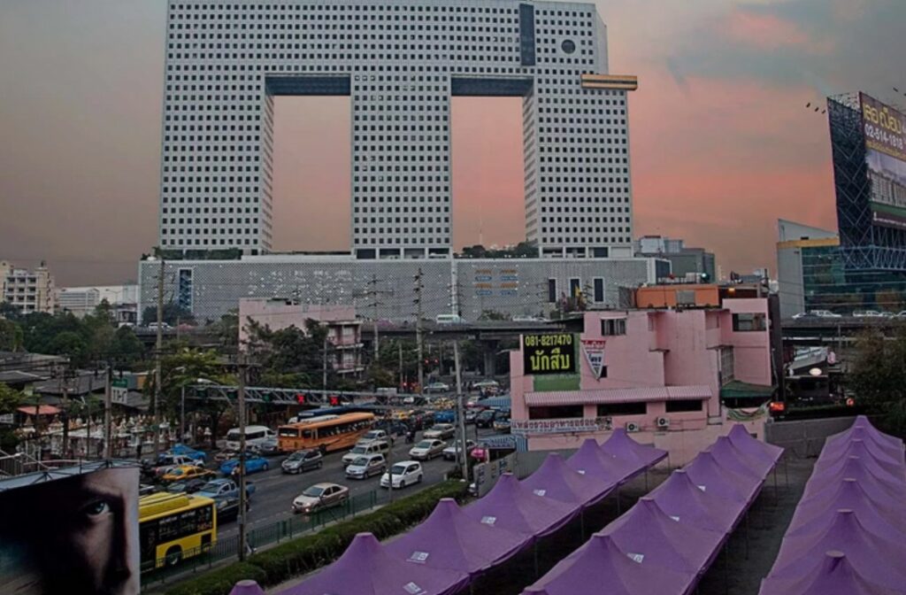 "Chang Building," this 32-story elephant-shaped skyscraper