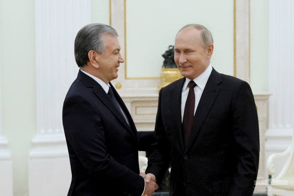 Putin, Mirziyoyev