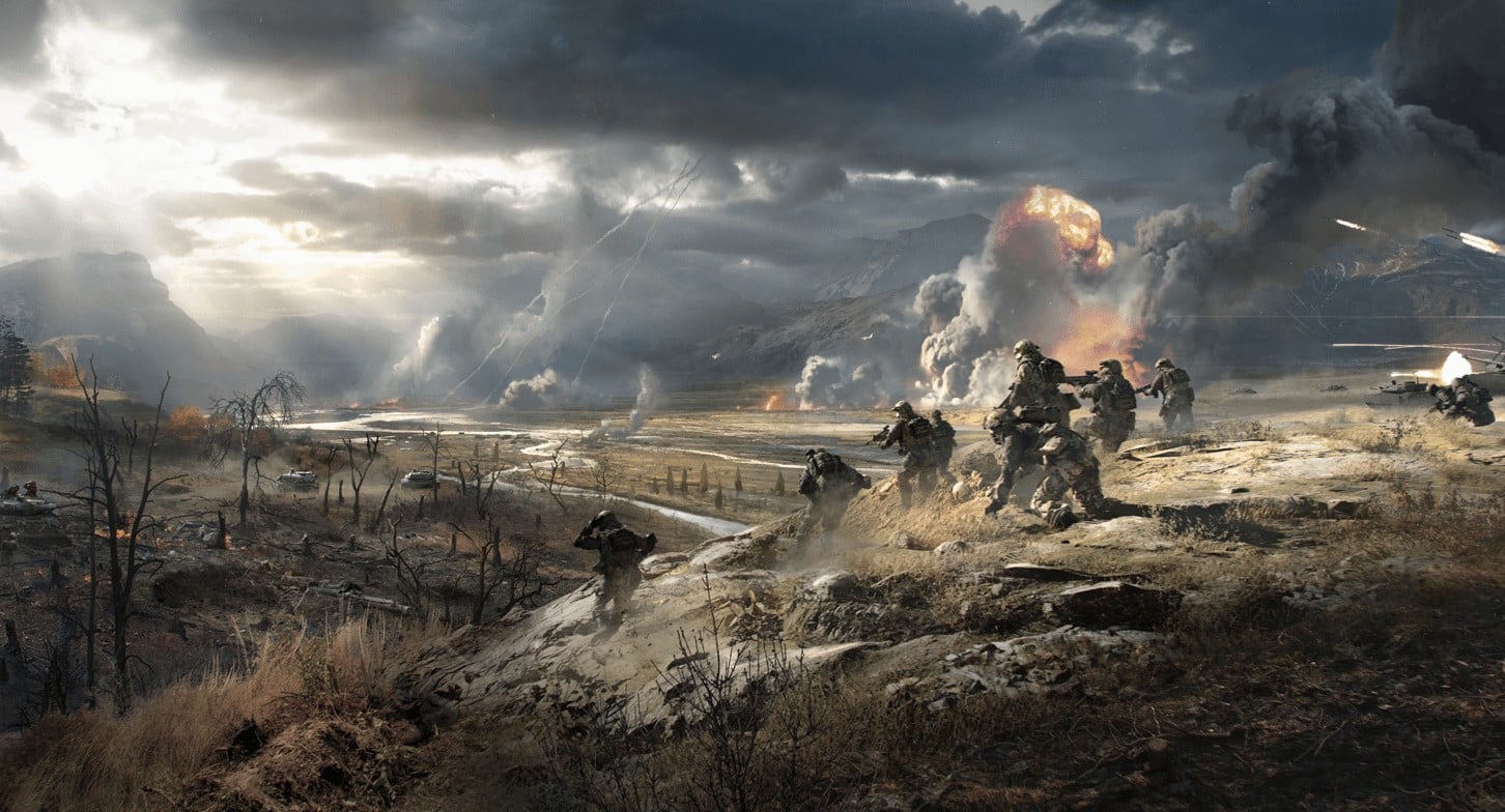 Концепт-арт из игры Battlefield 6