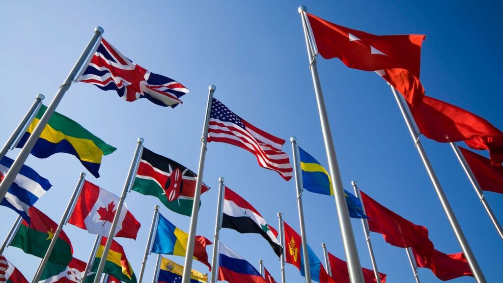 flags, cooperation