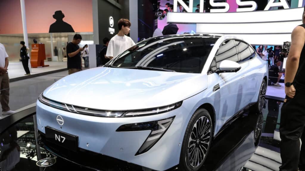 Nissan 2026-yildan boshlab Xitoyda ishlab chiqarilgan elektromobillarni eksport qiladi / Foto: Xchuxing