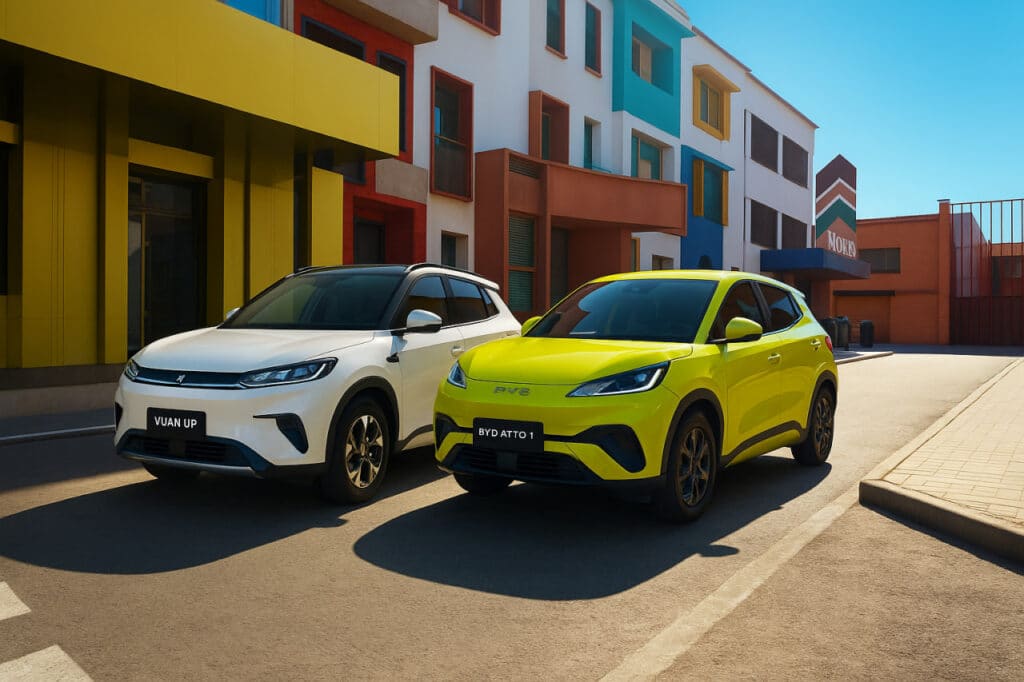 BYD yangi ikkita modelini arzonroq narxda taqdim qildi. Rasm Sora sun’iy intellekti yordamida qayta ishlandi