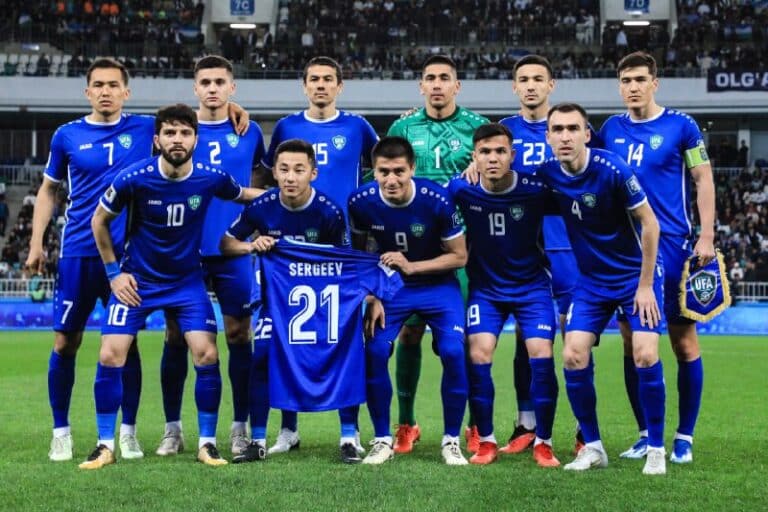 Uzbekistan National Football Team Rises to 55th in FIFA Rankings