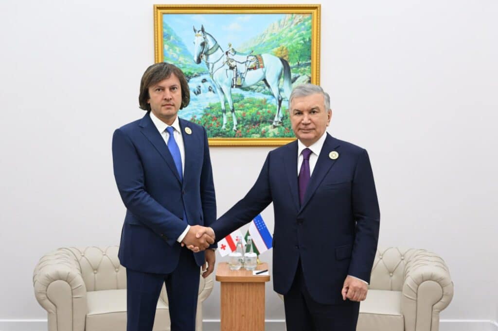 Шавкат Мирзиёев и премьер-министр Грузии