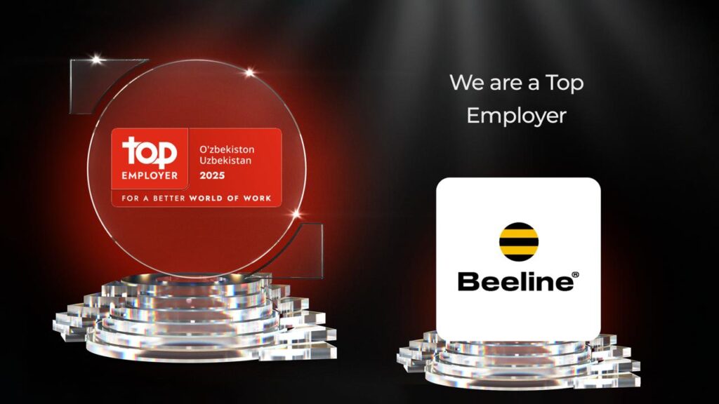 Beeline Uzbekistan Named a Top Employer 2025 for the Second Year in a Row