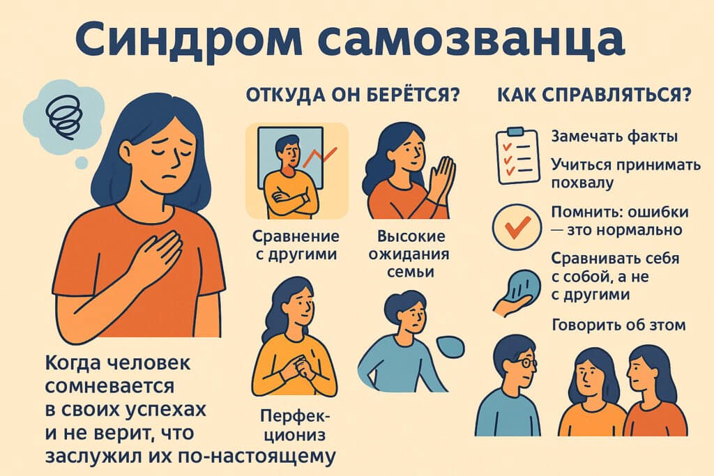 Краткая памятка: что такое синдром самозванца, откуда он берется и как с ним справляться