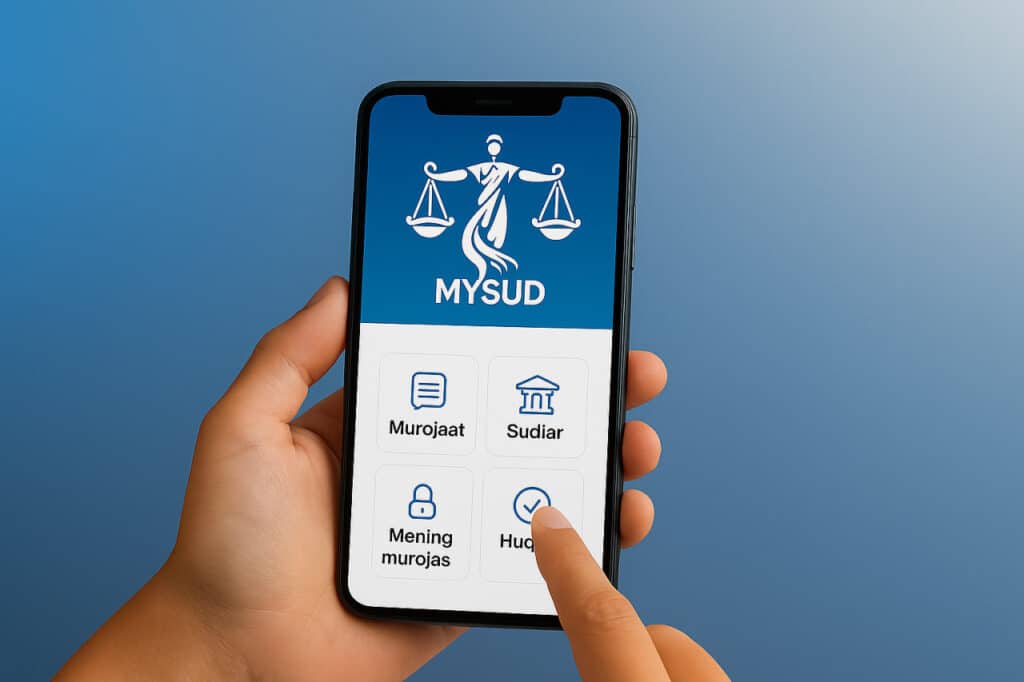 Sud xizmatlari uchun MySud mobil ilovasi ishga tushirildi