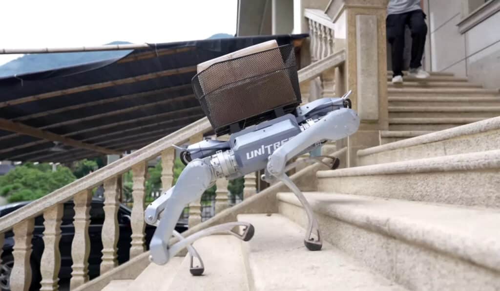 Xitoyda 100 kilogramm yuk ko‘taradigan robot it taqdim etildi. Foto:Unitree