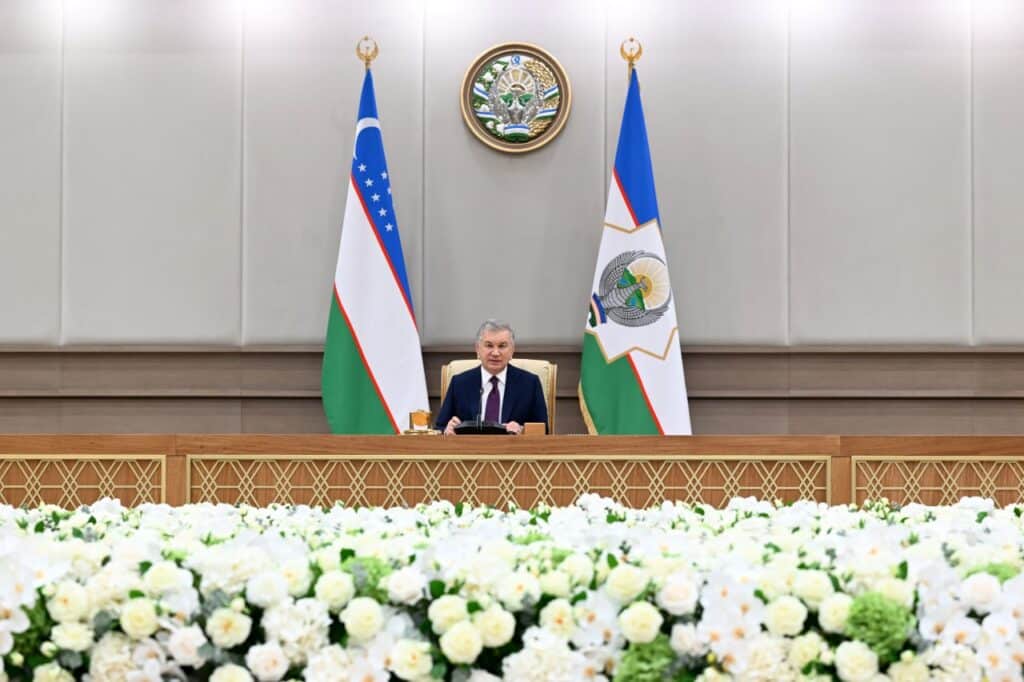 Президент Узбекистана Шавкат Мирзиёев на совещании по развитию экспортного потенциала текстильной отрасли