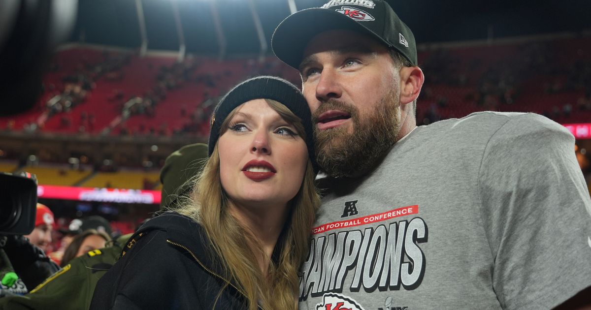 Taylor Swift and Travis Kelce