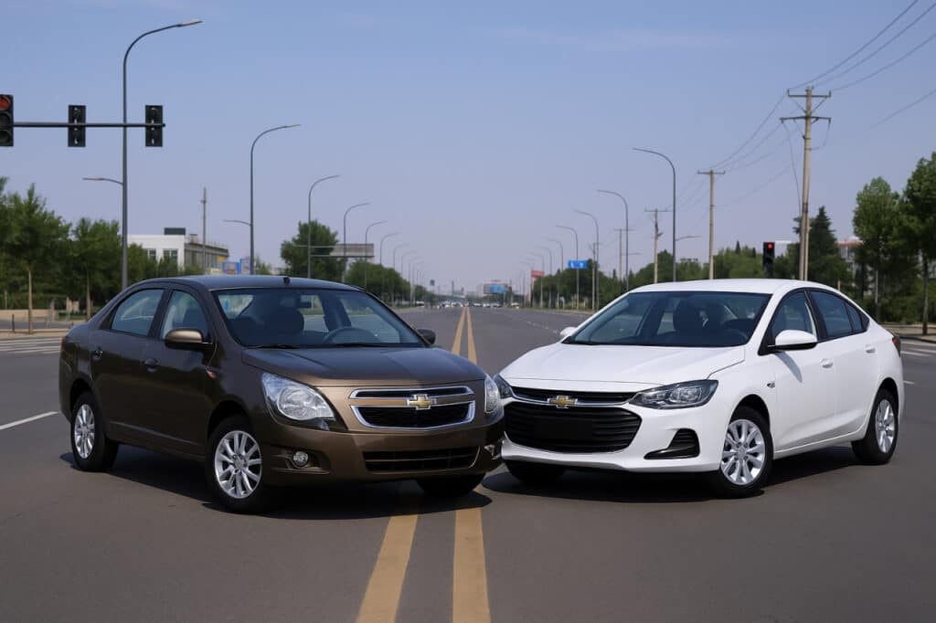 Chevrolet Cobalt va Onix: qaysi birini sotib olish qulay / Rasm ChatGPT yordamida sayqallangan