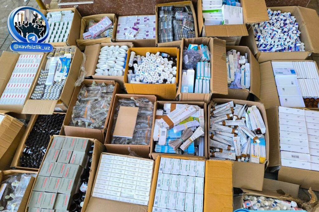 Namanganda yashirin dori omborlari fosh etildi