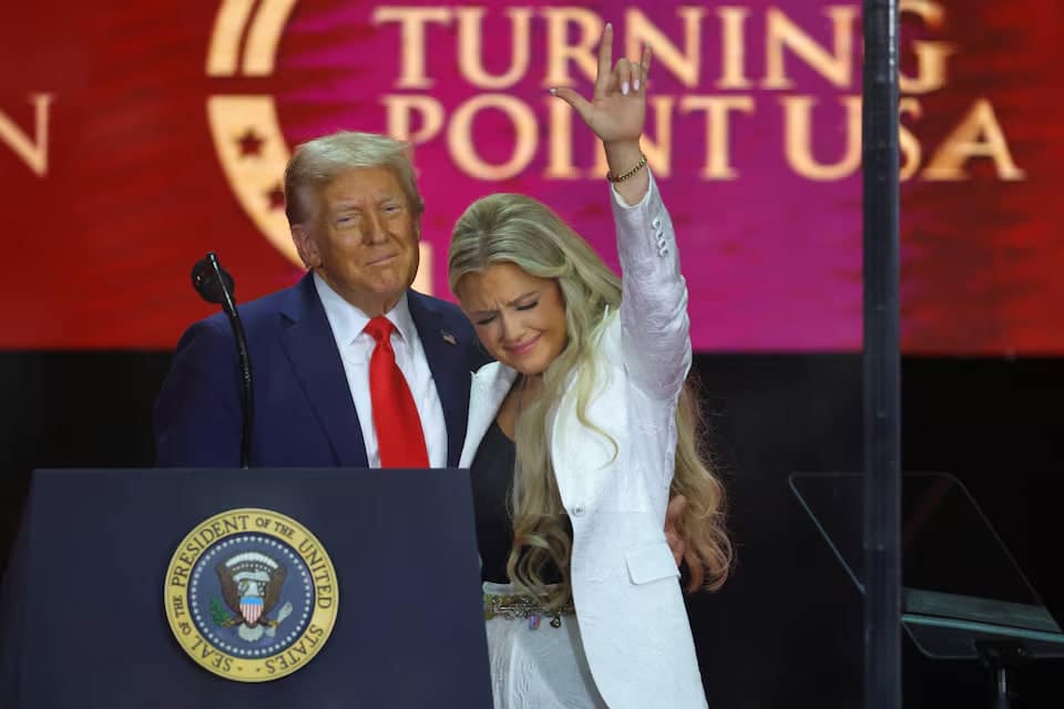 Charlie Kirk Erika Kirk Donald Trump