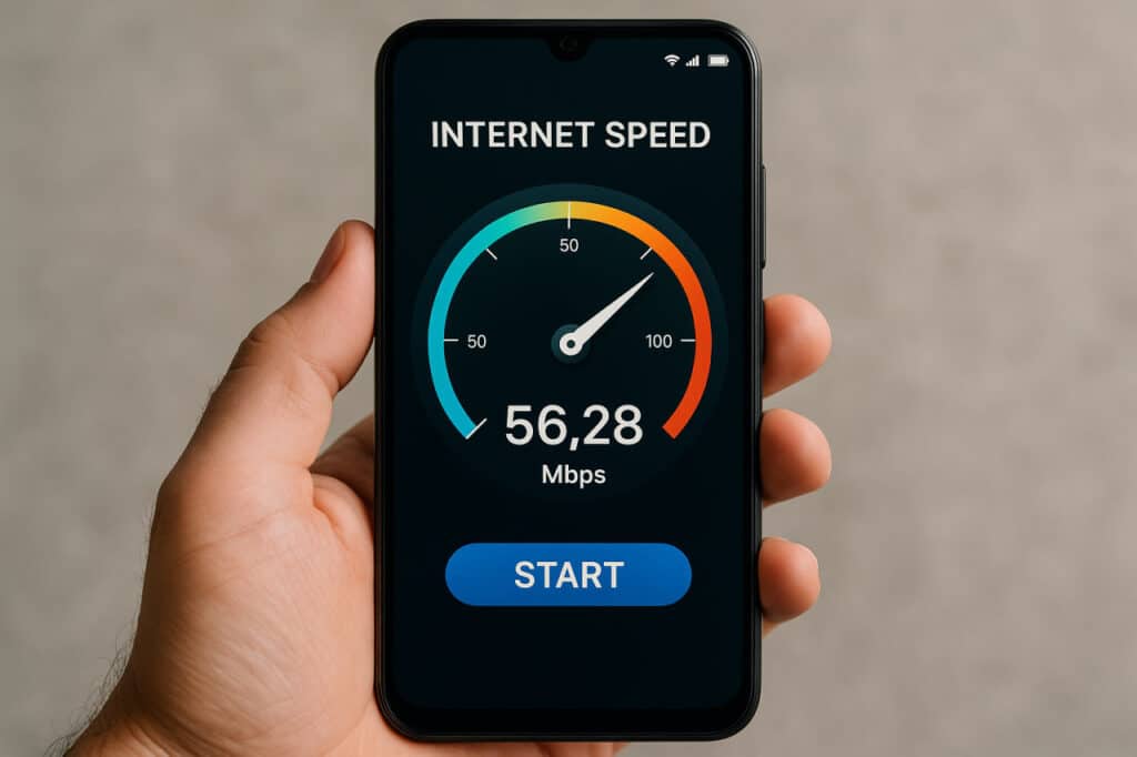 Qanday qilib telefonda internet tezligini yaxshilash mumkin. Rasm SI yordamida yaratildi / Kursiv Uzbekistan