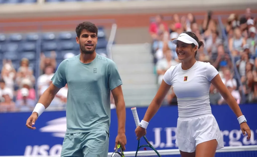 Emma Raducanu and Carlos Alcaraz