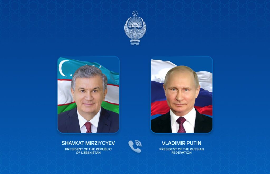 Mirziyoyev and Putin Had Phone Call
