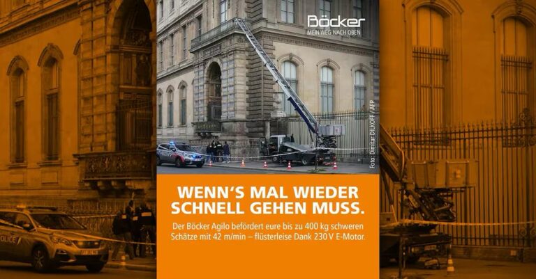 Bocker Turns Louvre Heist Into Marketing Moment