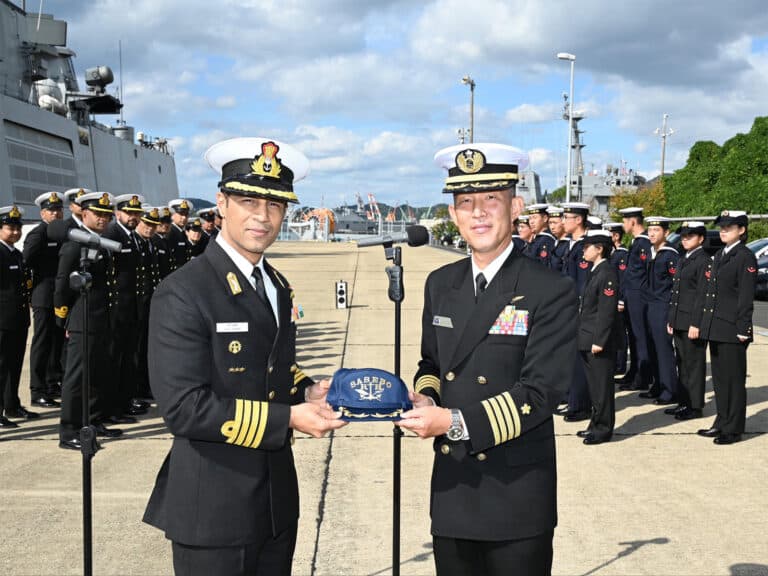 India and Japan Deepen Naval Cooperation as INS Sahyadri Arrives at Sasebo