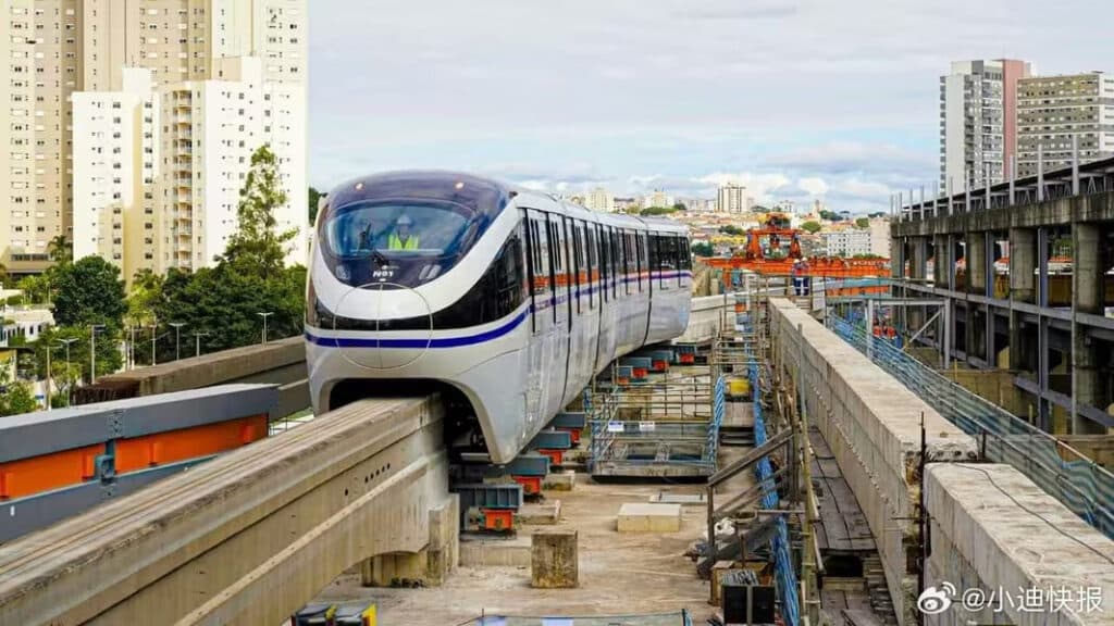 BYD Braziliyada SkyRail loyihasini ishga tushirdi / Foto: Xiaodi Express