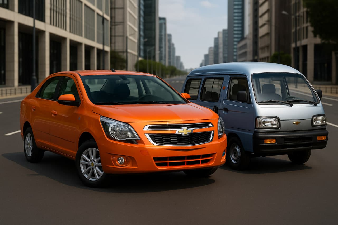 Yangi Chevrolet Damas va Cobalt