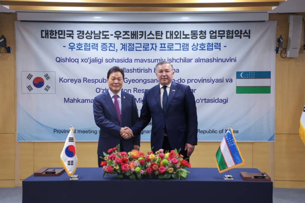 Koreyada o‘zbekistonliklar uchun mavsumiy ish dasturi qayta tiklandi