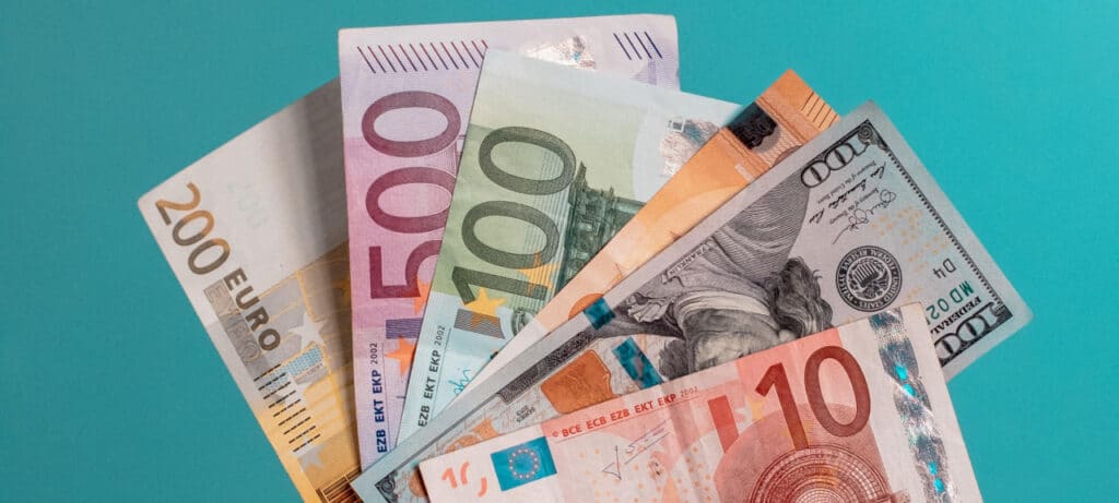 dollar and euro