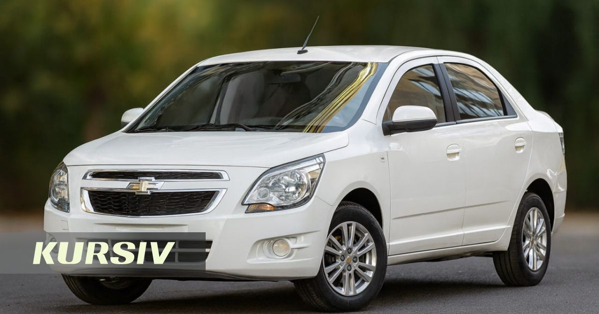 Chevrolet Cobalt сохраняет лидерство на рынке Казахстана по итогам октября