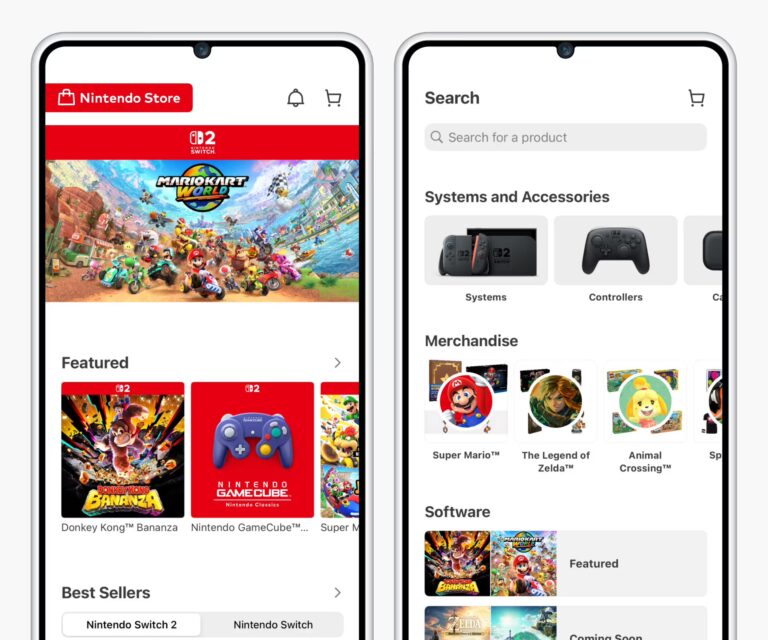Приложение Nintendo Store теперь доступно для iOS и Android