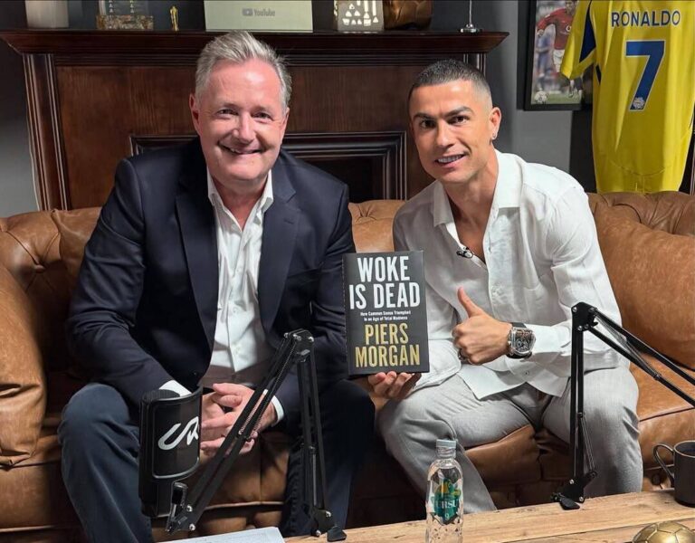 Cristiano Ronaldo Shares Pierce Morgan’s New Book Critiquing Woke Culture