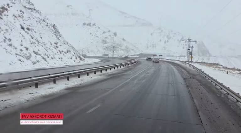 Toshkent viloyatida qor ko‘chish xavfi e’lon qilindi