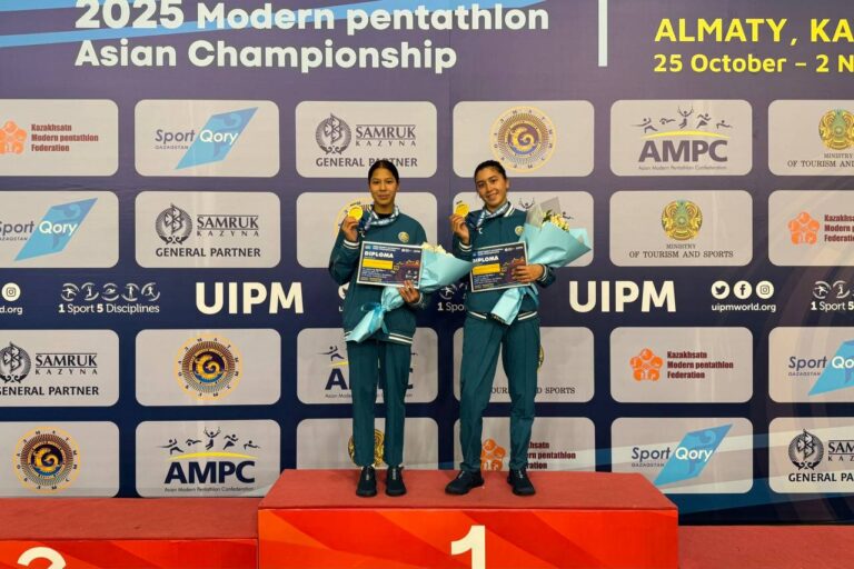 Узбекистанские пятиборцы завоевали две золотые медали на чемпионате Азии