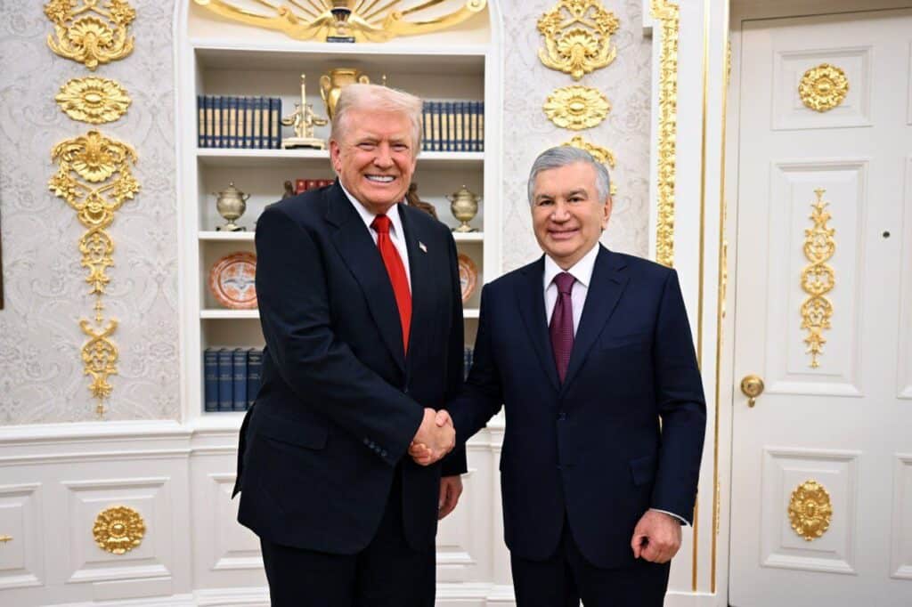 Donald Tramp va Mirziyoyev