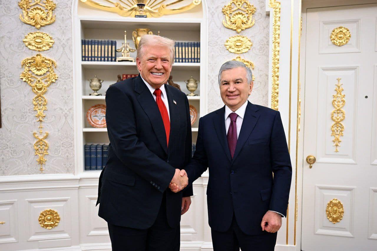 Donald Trump and Mirziyoyev