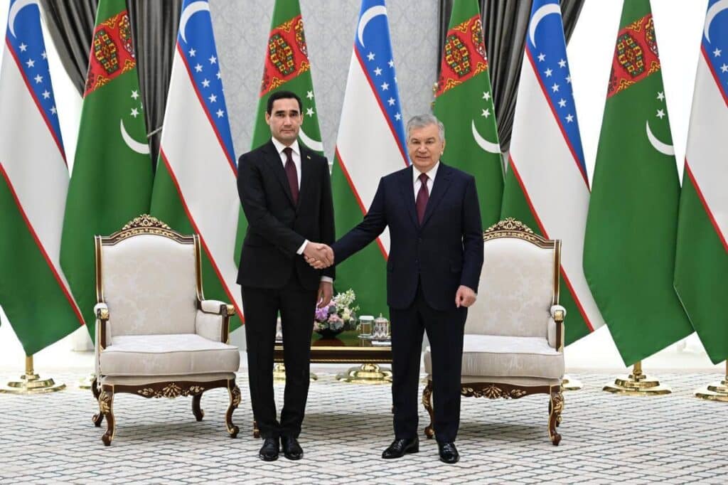 Mirziyoyev va Berdimuhamedov Xivada uchinchi Hududlar forumini o‘tkazishga kelishib oldi