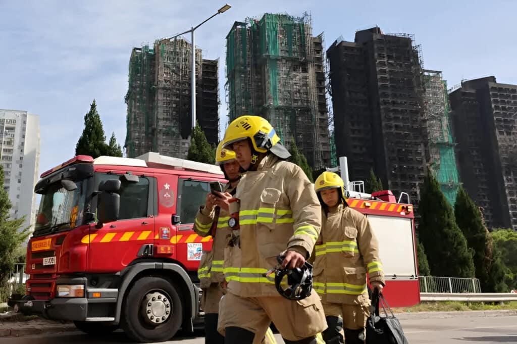 Пожарные в Китае
