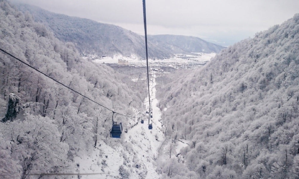 габала зимой