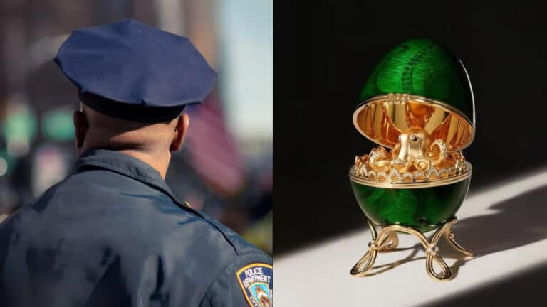 Yangi Zelandiyada erkak qimmatbaho Faberge taqinchog‘ini yutib yubordi